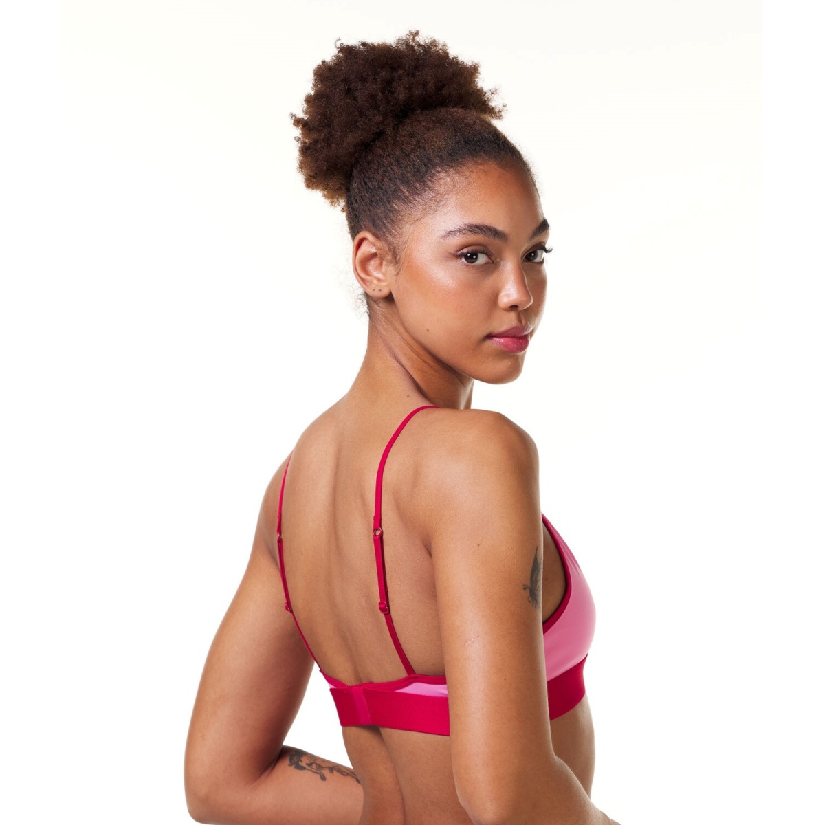Sloggi Body Adapt seamless bralette with adjustable straps in pink